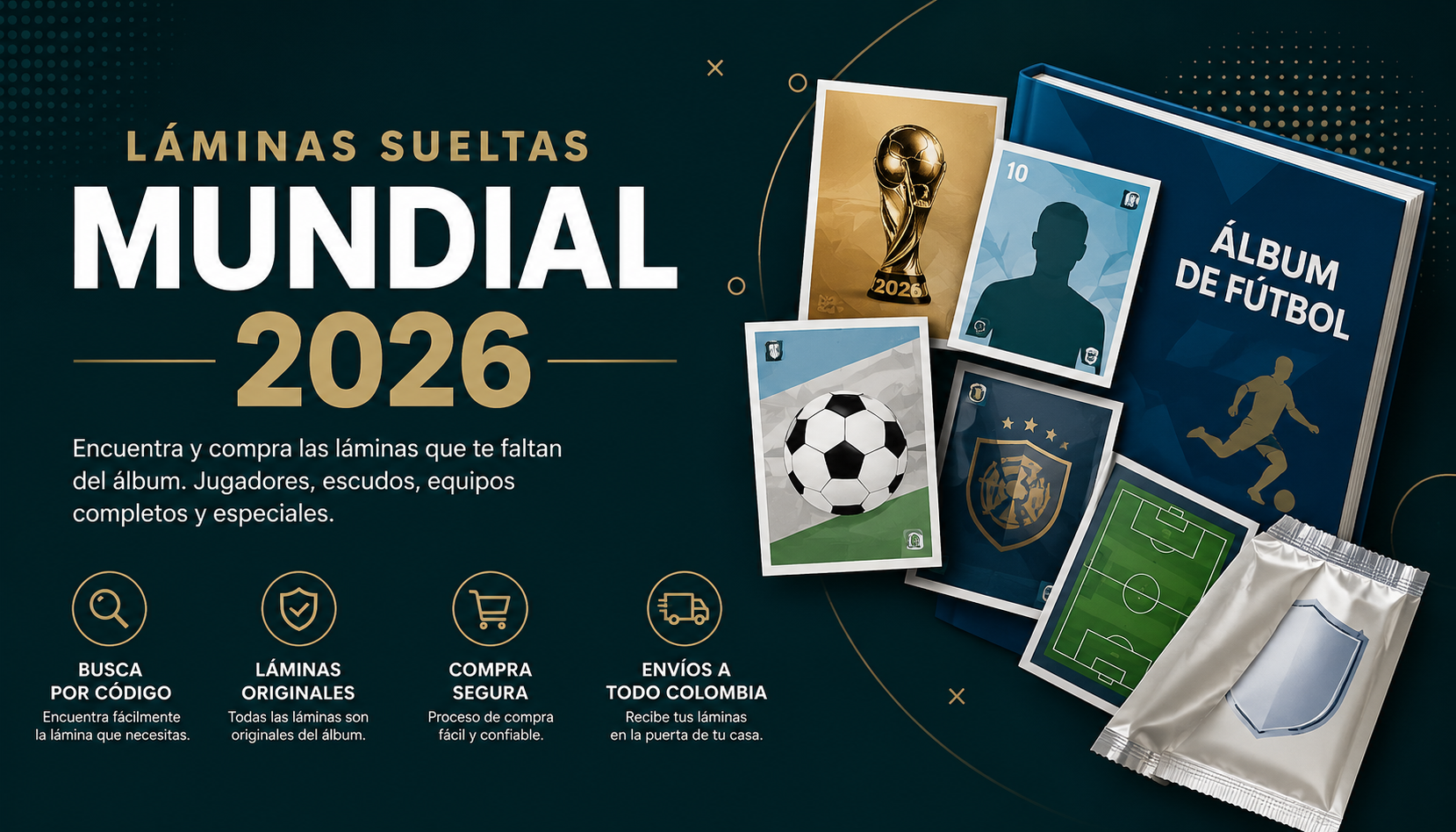 Láminas sueltas Mundial 2026