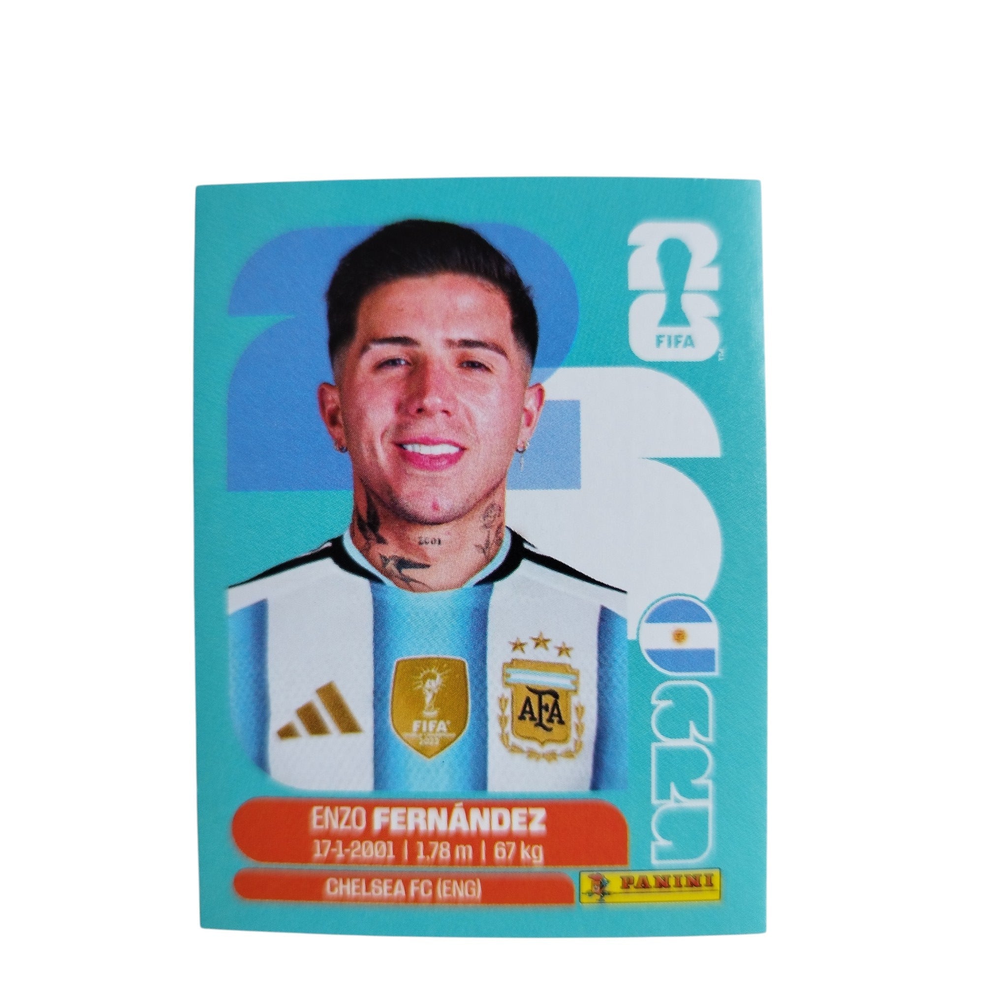 ARG 8 Enzo Fernández