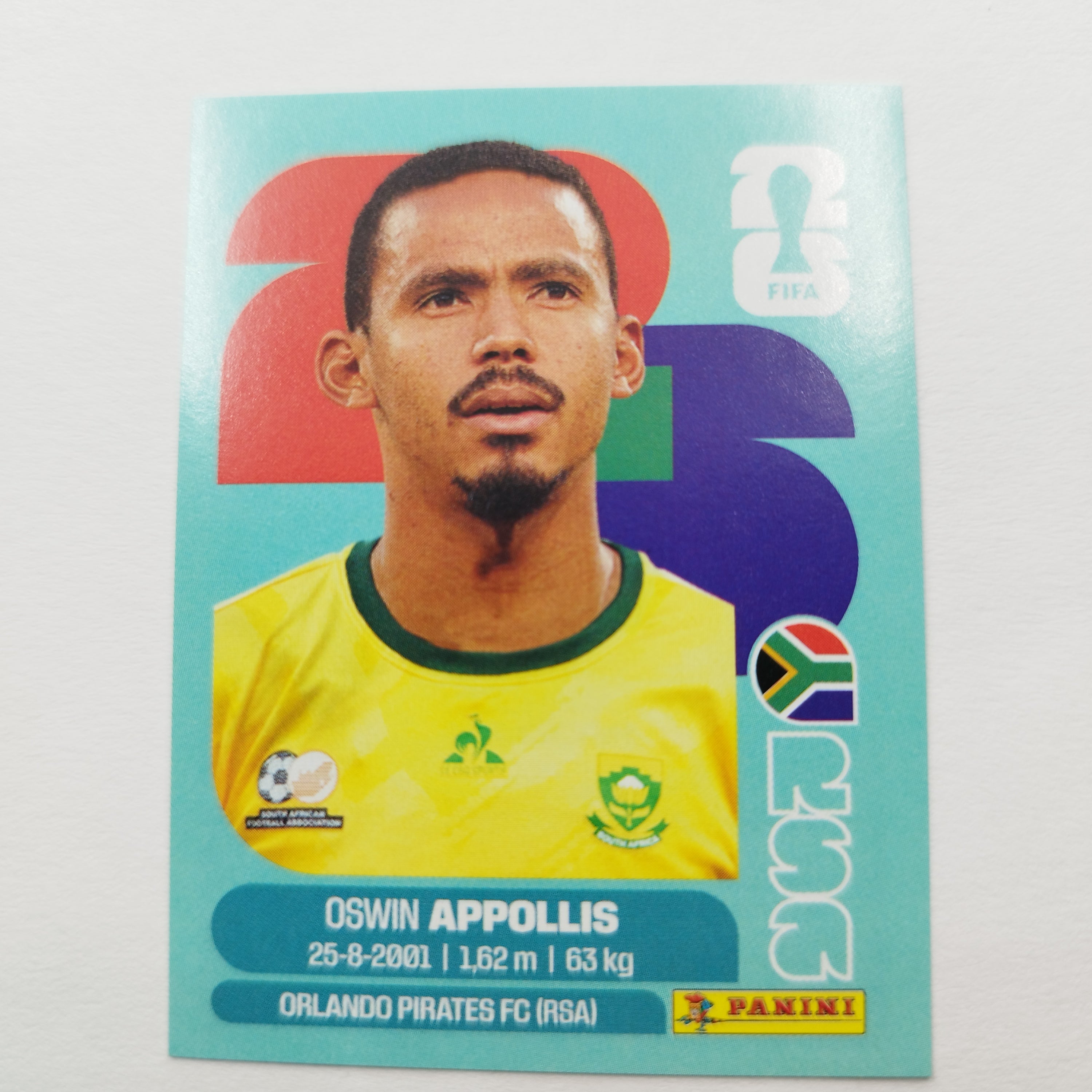 RSA 20 Oswin Appollis Sudáfrica
