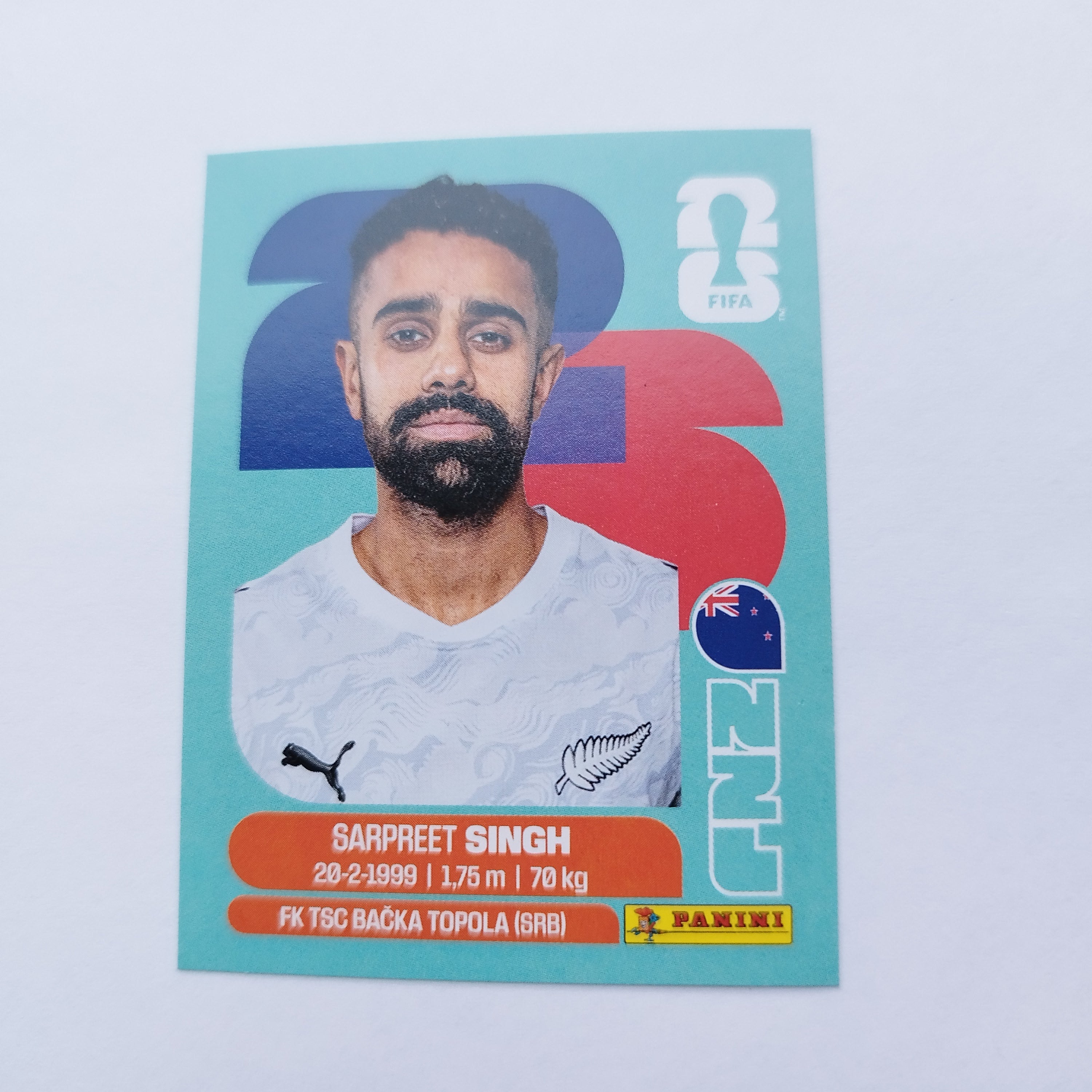 NZL 11 Sarpreet Singh
