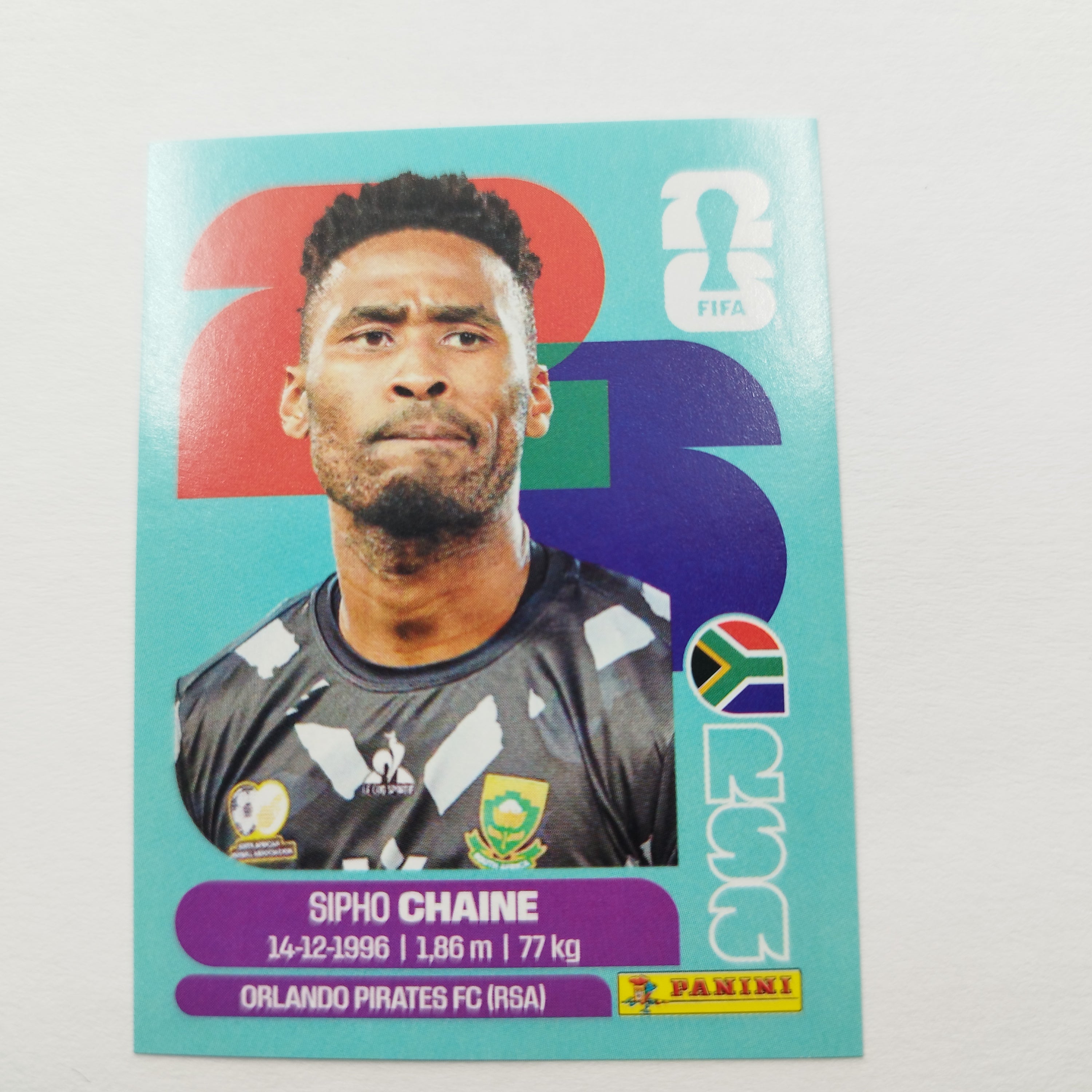 RSA 3 Sipho Chaine Sudáfrica